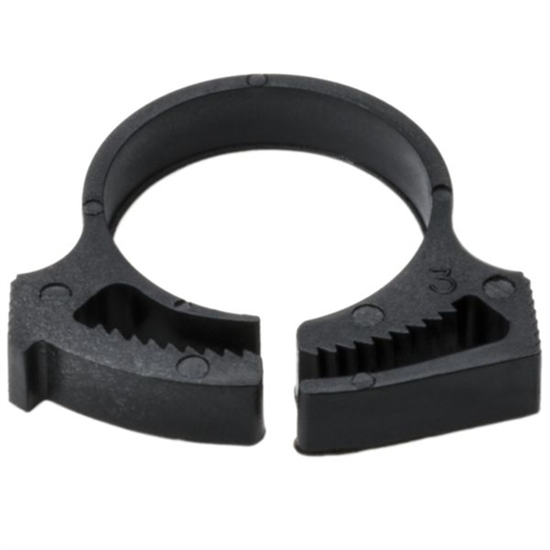 Plastic Snapper Hose Clamp 3/4" - BLACK - 50 Count