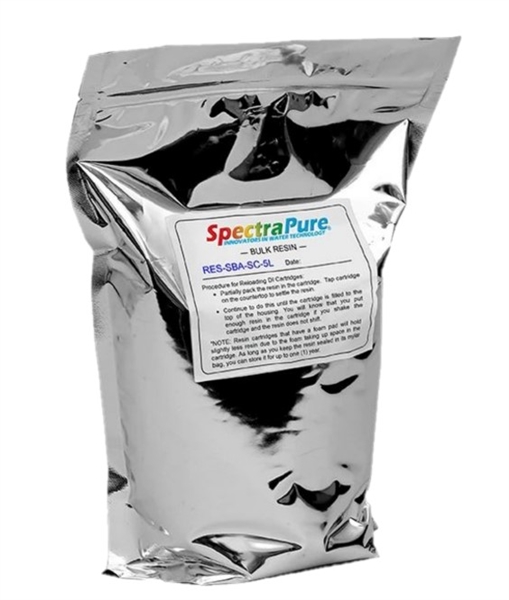 Spectrapure Strong-Base-Anion Semi-Conductor Grade DI Resin - 5 Liter Bag