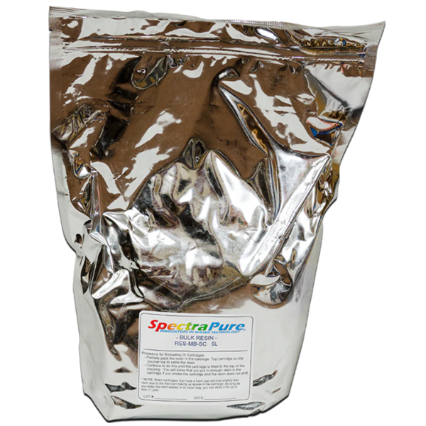 Spectrapure Mixed-Bed Semi-Conductor Grade DI Resin - 5 Liter Bag