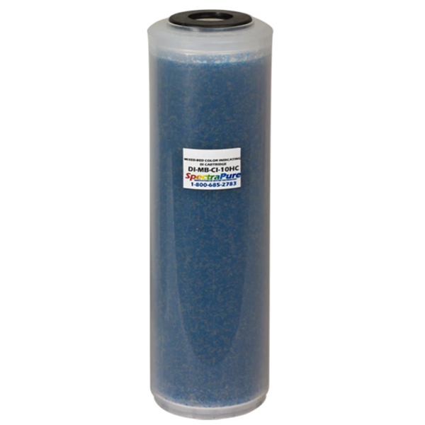 Spectrapure Super DI High Capacity Mixed Bed DI Cartridge Color Indicating