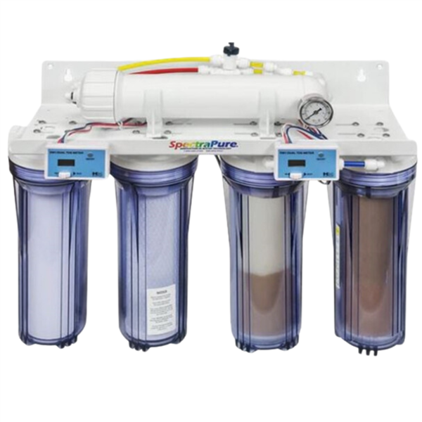 SpectraPure MaxCap Manual Flush RO/DI System - 150GPD (MC-RODI-150-10-MF)