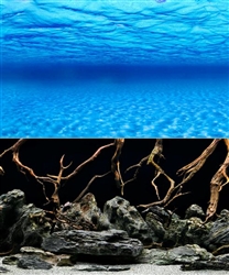 Seaview Seascape/Natural Mystic 12"x50' Double Sided Background