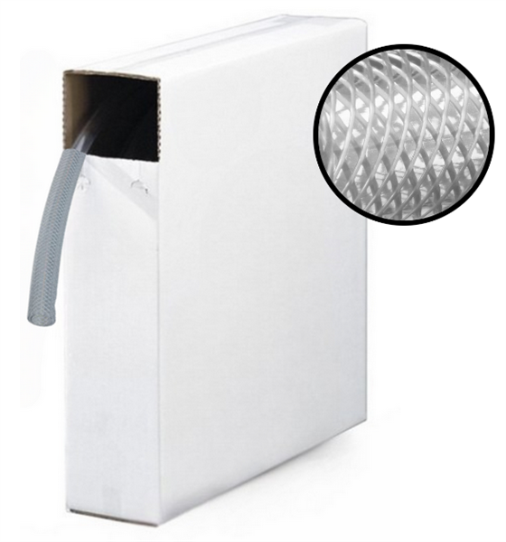 UDP Braided Vinyl Tubing - 1/2" ID x 3/4" OD - 100 Ft. Box