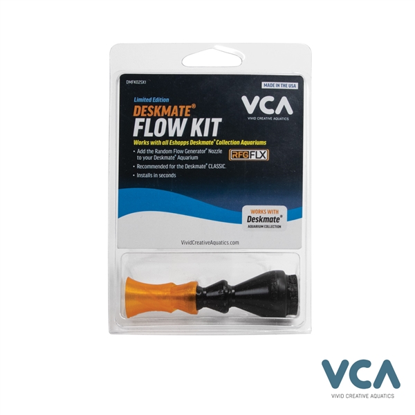 Vivid Creative Limited Edition Deskmate Flow Kit with Single Flex-Series 1/4" Random Flow Generator Nozzle (SINGLE)
