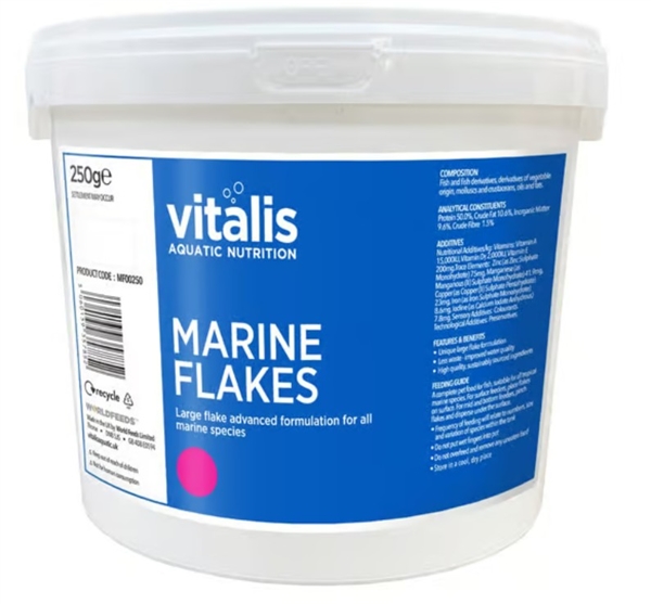 Vitalis Nutrition Marine Flakes 250g Bulk Store Use