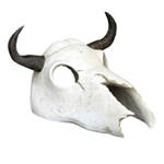 Weco Longhorn Skull Ornament