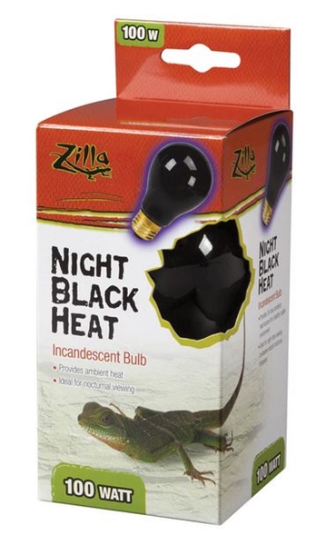 Zilla Night Black Incandescent Bulb 100W