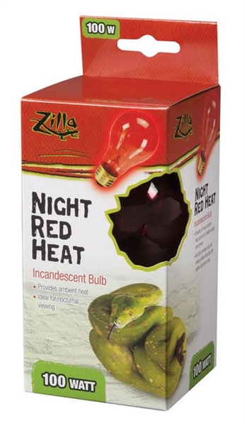 Zilla Night Red Incandescent Bulb 100W