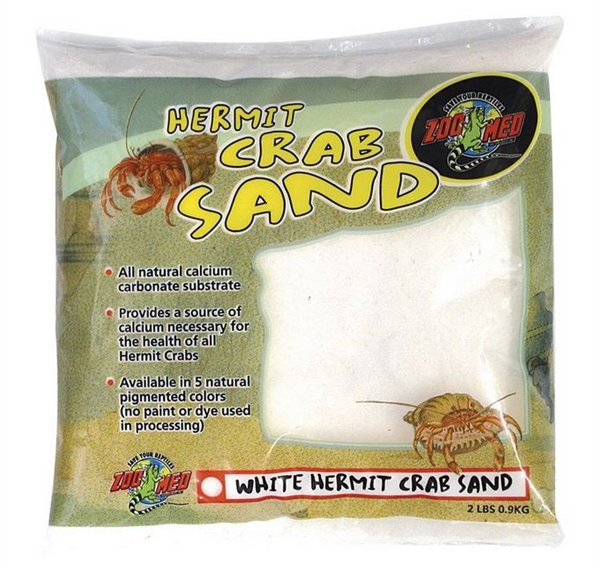 ZooMed Hermit Crab Sand - White 2 lbs