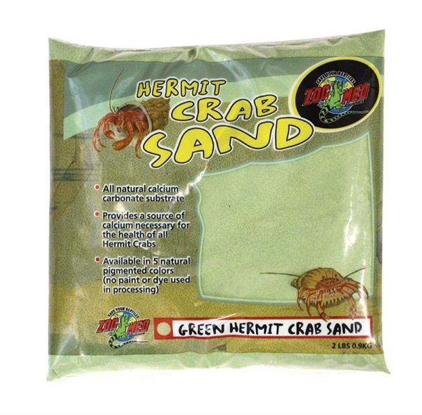 ZooMed Hermit Crab Sand - Green 2 lbs