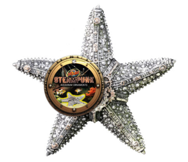 Zoomed Steampunk Ornament - Starfish