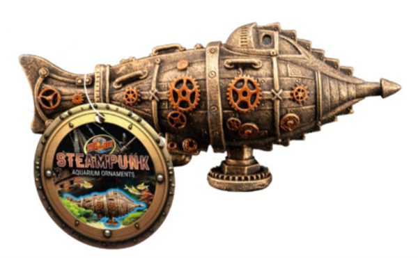 Zoomed Steampunk Ornament - Submarine