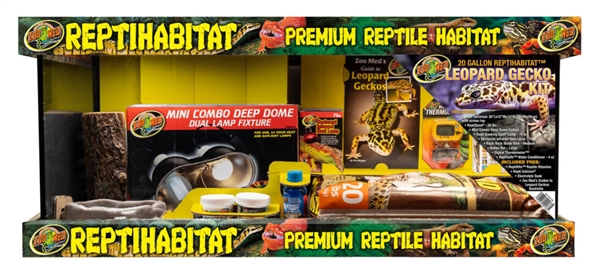 ZooMed ReptiHabitat Leopard Gecko Kit - 20 Gallon (30"x12X12)