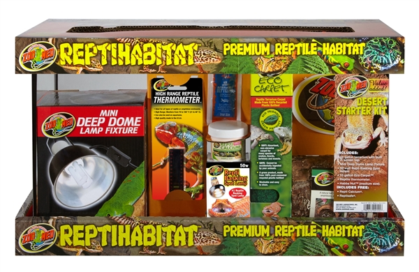 ZooMed ReptiHabitat Terrarium Desert Starter Kit 10 Gallon