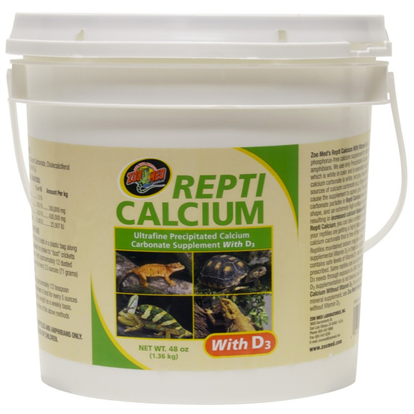 ZooMed ReptiCalcium with D3 48oz