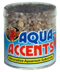 Zoomed Aqua Accents - Light River Pebbles