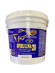 Zoomed Spirulina 20 Flakes (1 Gal Bucket - Bulk) 2LB