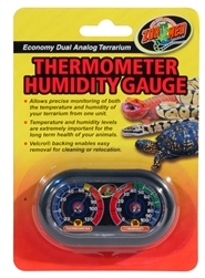 Zoo Med Economy Dual Analog Therm/Humid Gauge