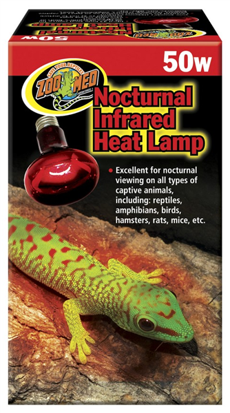 Zoo Med Red Infrared Heat Lamp 50W CSA Approved