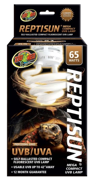 ZooMed ReptiSun Mega Compact UVB Bulb 65W