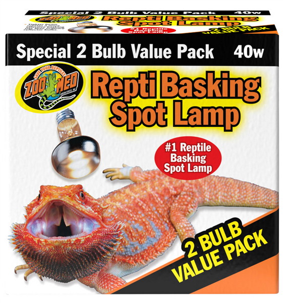 ZooMed Repti Basking Spot Lamp 40 Watt - 2 pack