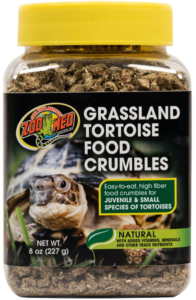 ZooMed Grassland Tortoise Food Crumbles 8oz