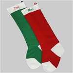 Classic Red or Green Stocking