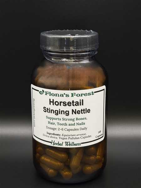Horsetail/Stinging Nettle Capsules, 140 count