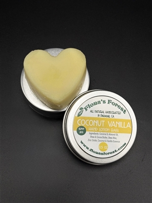 Coconut Vanilla Hand Lotion Bar