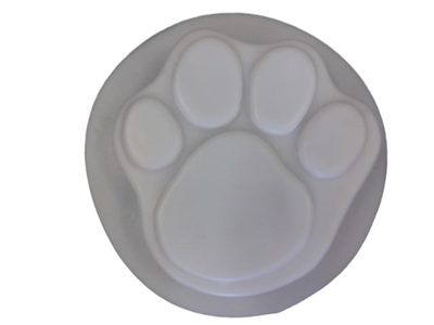 Paw print concrete or plaster  mold 1018