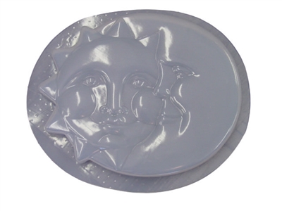 Sun moon concrete mold 1025