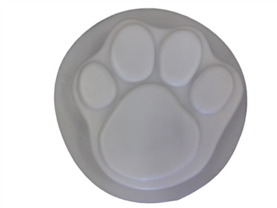 Paw print concrete plaster mold 1030