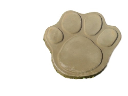 Dog paw stepping stone mold .150 abs plastic 17 x 16 x 1.75 HUGE strong