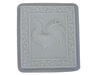 Rooster concrete stepping stone mold 1038