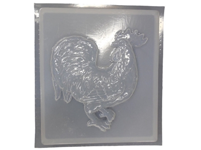 Rooster concrete stepping stone mold 1048