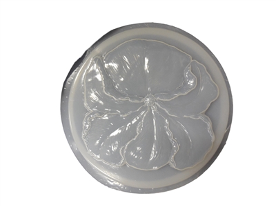 Iris flower concrete stepping stone mold 1082