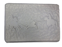Cowboy roping concrete stepping stone mold 1124