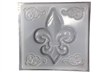 Fleur De Lis concrete stepping stone mold 1156