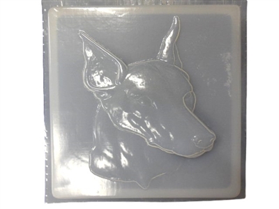 Doberman Concrete Mold 1166