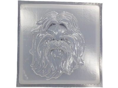 Shih Tzu dog concrete mold 1174