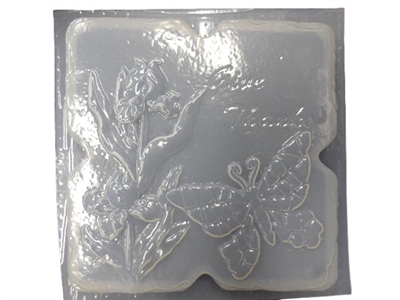 Butterfly concrete stepping stone mold 1177