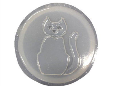 Cat Concrete Stepping Stone Mold 1192