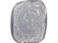 Letter C Concrete Stepping Stone Mold 1205