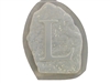 Letter L Concrete Stepping Stone Mold 1206