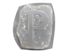 Letter P Concrete Mold 1214