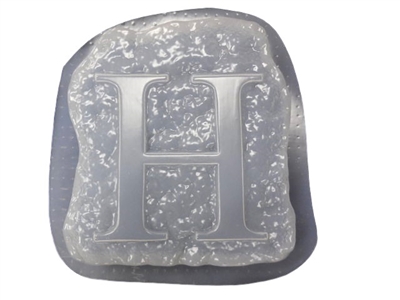 Letter H Concrete Mold 1217