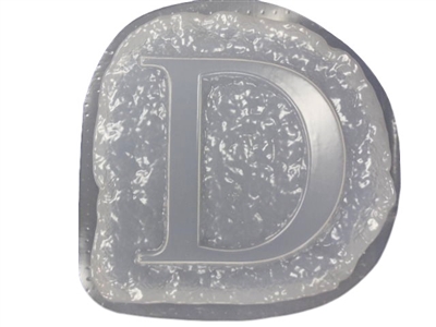 Letter D Concrete Mold 1219