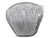 Letter W Concrete Mold 1222