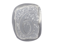 Number 6 Concrete Mold 1234