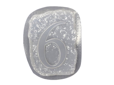 Number 6 Concrete Mold 1234